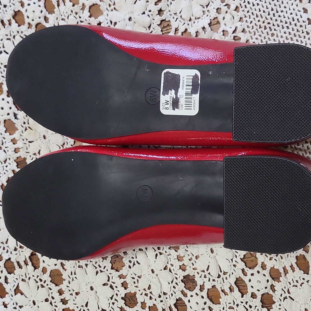 Comfort Chinese Red Flats - Picture 5 of 5